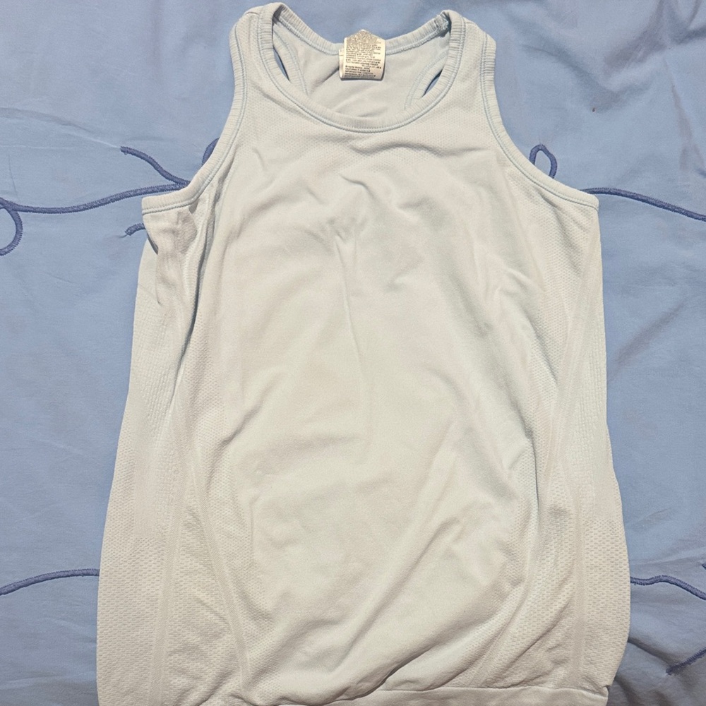 Athleta GIRL Light Blue Racerback Athletic Tank
